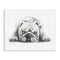 Stupell Industries Bulldog Puppy Naptime Canvas Wall Art Design by Lindsay Kivi Fine Art